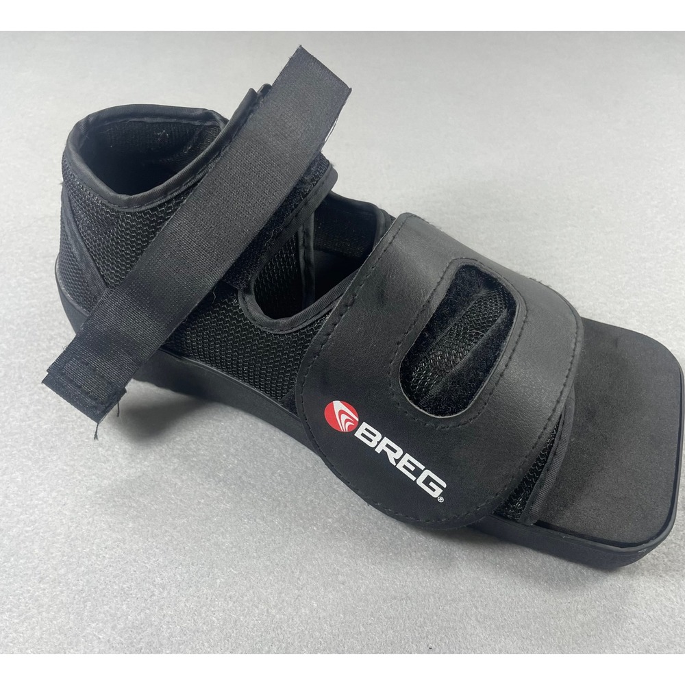 BREG Square Toe Post-Op Shoe Medical‎ Walking Boot Black XS 21050